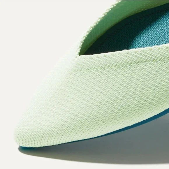 NIB Rothy's The Point Shoes in Sour Apple (SIZES 7 + 7.5) NWT / NIB
